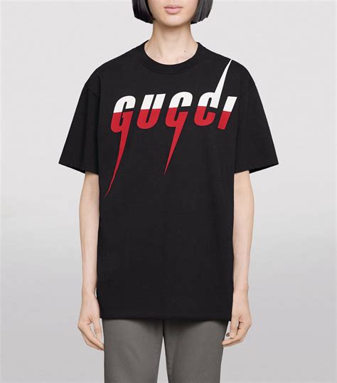 black gucci blade shirt|Gucci xxv shirt.